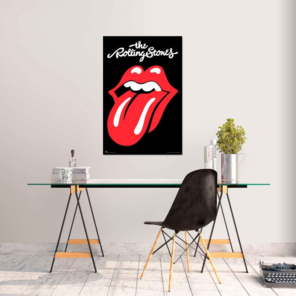 Maxi Poster (The Rolling Stones) Locandina Rock Album Vinile - da Parete Incorniciabile - Licenza Ufficiale 91x61 cm
