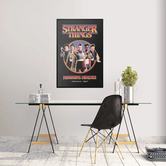 Maxi Poster Locandina Stranger Things (5 Stagione) Horror Incorniciabile 91x61cm