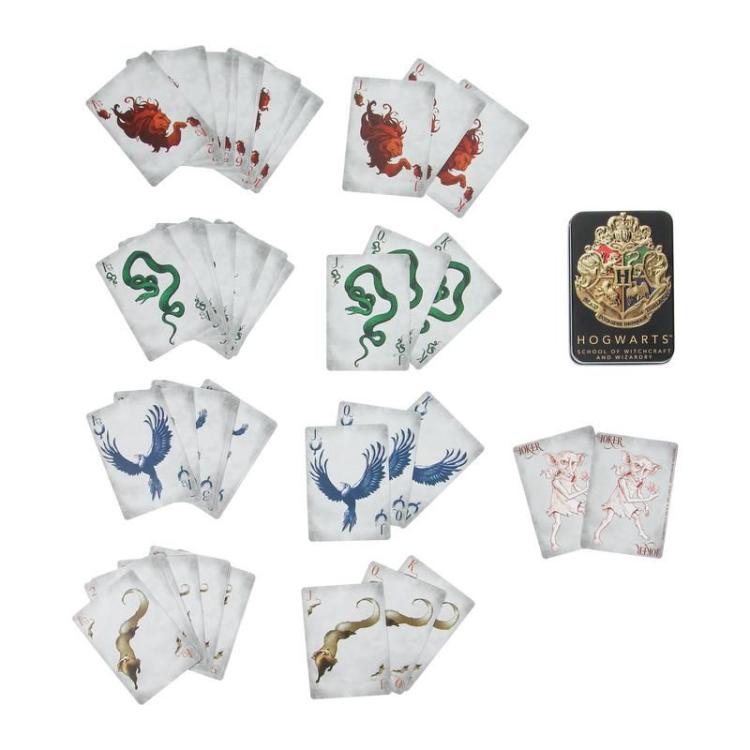 Paladone Playing Cards (Harry Potter) Mazzo Carte Gioco Francesi Poker Box Latta