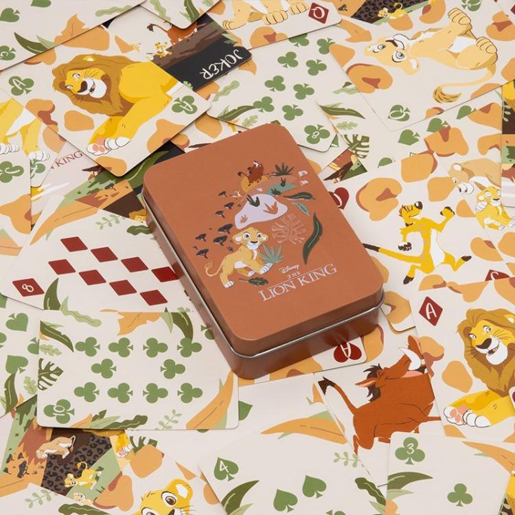 Paladone Playing Cards: Disney Il Re Leone Mazzo Carte Gioco Francesi Box Latta
