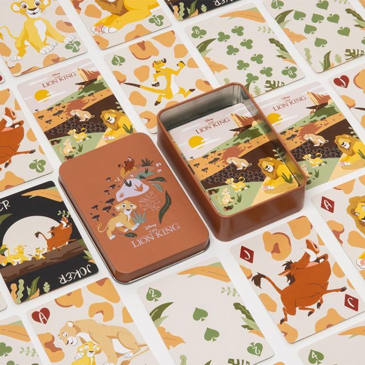 Paladone Playing Cards: Disney Il Re Leone Mazzo Carte Gioco Francesi Box Latta