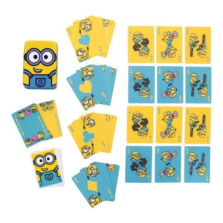 Paladone Playing Cards: Minions Mazzo Carte Da Gioco Francesi Poker Box Di Latta