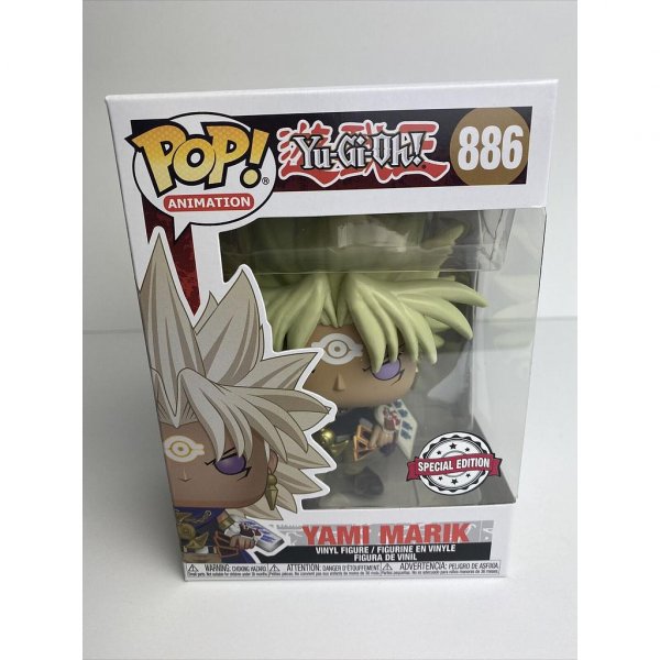Funko Pop Yu-Gi-Oh Yami Marik 886 Special Edition Gitd Vinyl Limited Statuetta