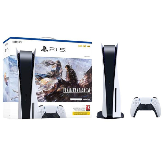 Sony Console Ps5 Standard 825Gb White (Bundle) Playstation 5 + Final Fantasy Xvi