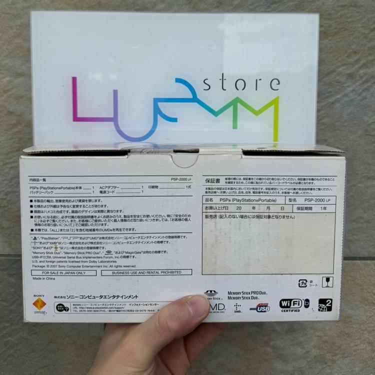 Sony Psp Playstation Portable Slim & Lite Lavender Purple (2000Lp) Blume Series