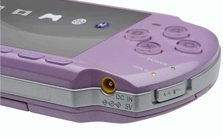 Sony Psp Playstation Portable Slim & Lite Lavender Purple (2000Lp) Blume Series