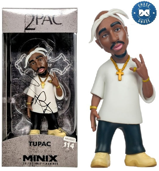 Minix Rap (Music 114) Tupac Shakur W/ Bandana CHASE LIMITED Figure 2Pac 10cm