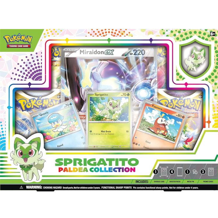 Pokemon Collezione Paldea Gcc (Sprigatito) Gioco Carte Collezianabili Espansione