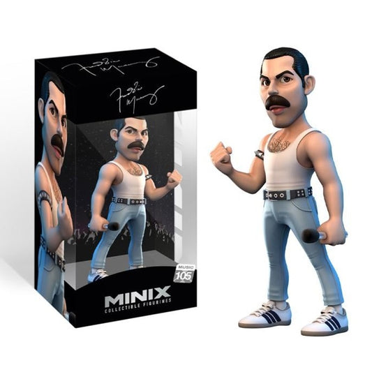 Minix Freddie Mercury - (Music 105) Figure 12Cm Queen Live Aid 1985 Statua Nuova