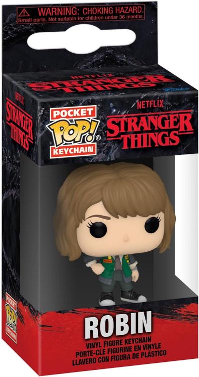 Funko Pop! Pocket Keychain - Netflix: Stranger Thing (Robin) Serie Portachiavi