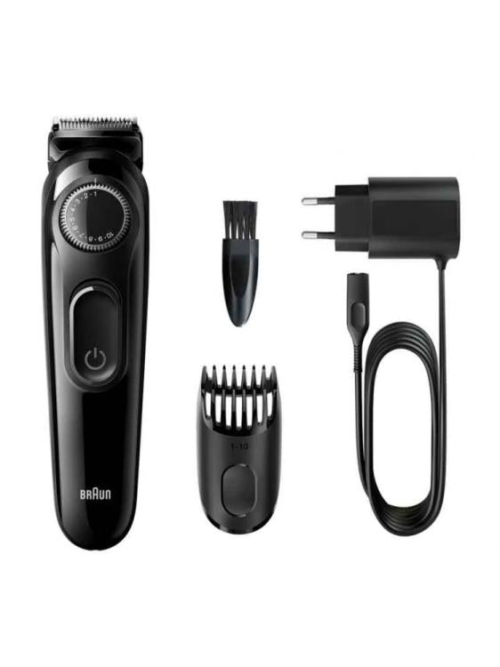 Braun Beard Trimmer 3 Rasoio Elettrico Ricaricabile Tagliacapelli Regolabarba