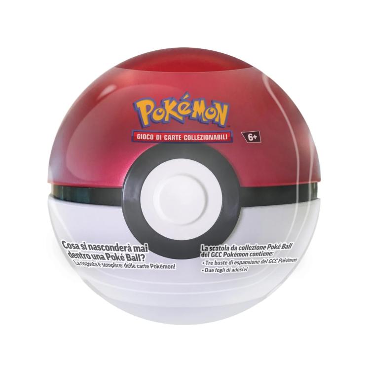 Pokemon Poké Ball Tin (Settembre 2023) Tgc Pokeball Gcc Gioco Carte Ita 1 Random