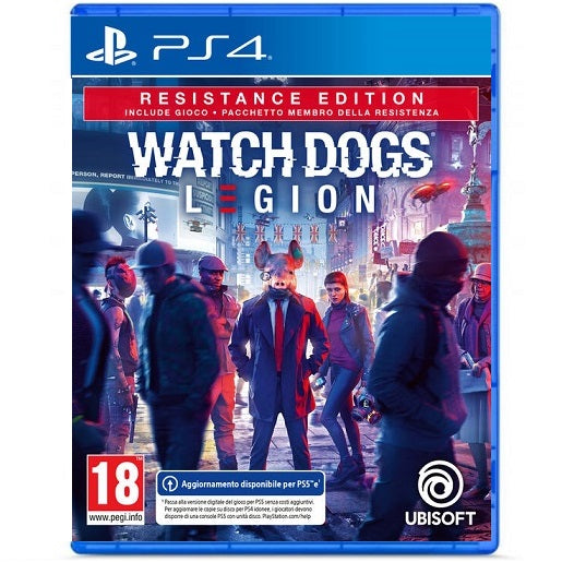 Watch Dogs Legion Resistance Edition Ps4 Videogioco Playstation 4 Italiano Ps5