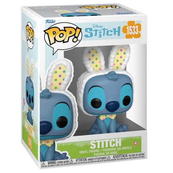 Funko Pop ! Disney Stitch - (1533) Stitch (Easter) Vinyl Figure 9Cm Statuetta