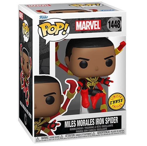 Funko Pop! Marvel (1448) Miles Morales Iron Spider (Chase) Spider-Man Comics 9Cm