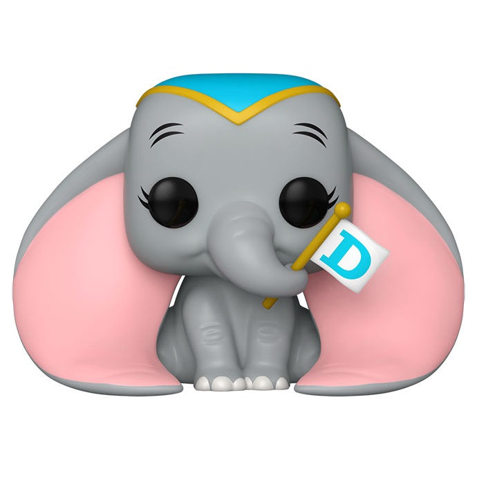 Funko Pop ! Disney - Dumbo (1535) Dumbo With Flag Vinyl Figure 9Cm Statuetta
