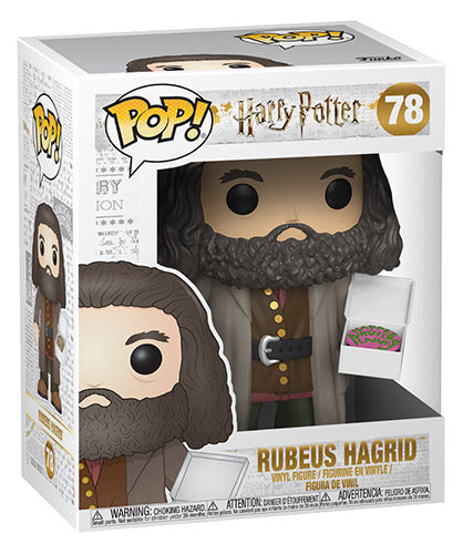 Funko Pop ! Harry Potter -(78) Rubeus Hagrid W/ Cake Torta Big Size Figure 16Cm