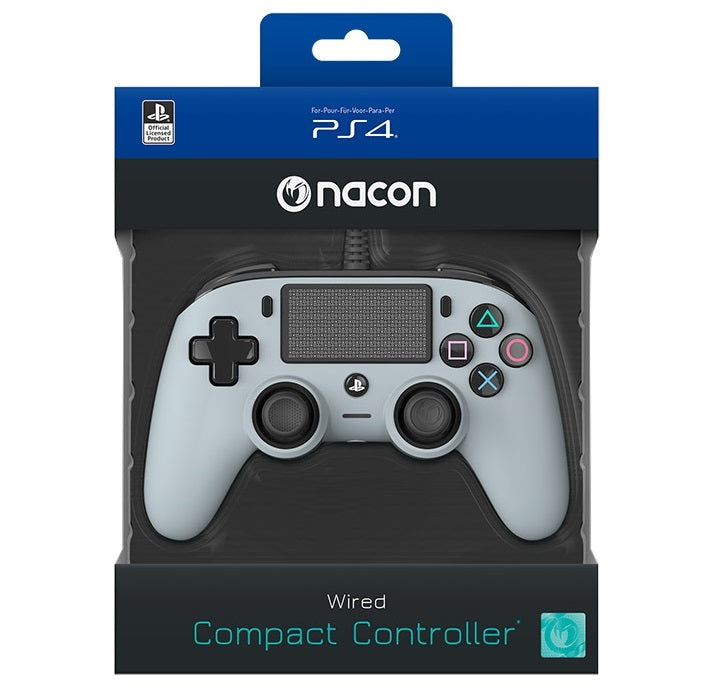 CONTROLLER NACON WIRED PS4 CON FILO PAD PLAY STATION 4 / PC GRIGIO JOYPAD NUOVO