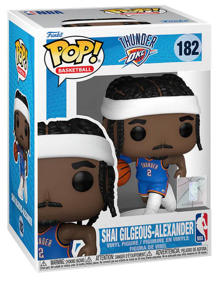 Funko Pop ! Basket Nba Oklahoma City Thunder - (182) Shai Gilgeous Alexander 9Cm