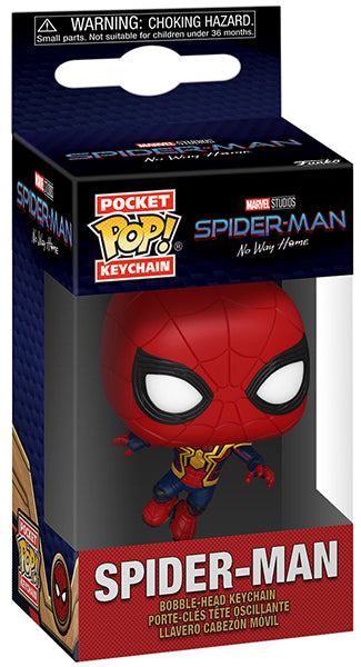 Funko Pop ! Pocket Keychain - Spiderman No Way Home Key Portachiave Spider-Man