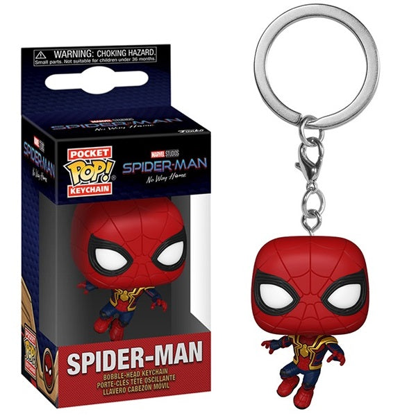 Funko Pop ! Pocket Keychain - Spiderman No Way Home Key Portachiave Spider-Man