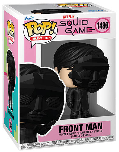 Funko Pop ! Television Squid Game 2 - (1486) Front Man Figure Vinyl Masked 9Cm