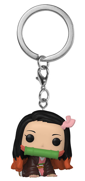 Funko Pop ! Keychain - Demon Slayer (Nezuko Kamado) Figure Vinyl Portachiavi 4Cm