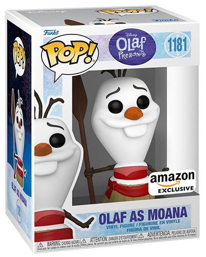 Funko Pop ! Disney Frozen Olaf Presents - (1181) Olaf As Moana Oceania Special