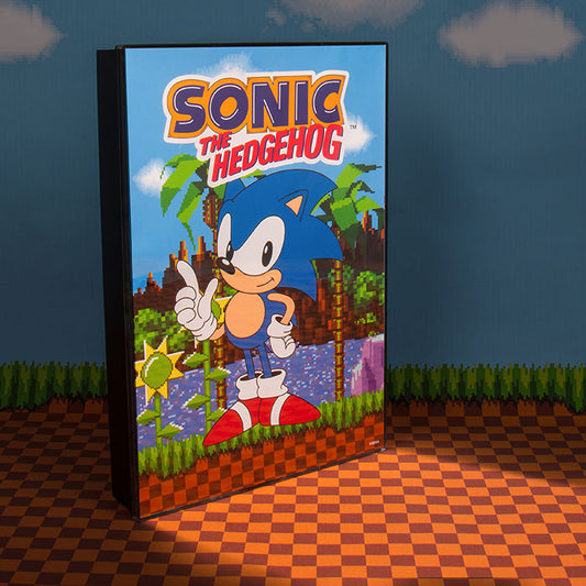 Fizz Lampada Poster Sonic The Hedgehog Led Light Lampada Notturna Da Collezione
