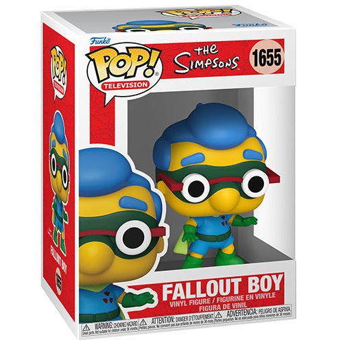 Funko Pop ! Television - The Simpsons (1655) Fallout Boy Figure Milhouse Simpson