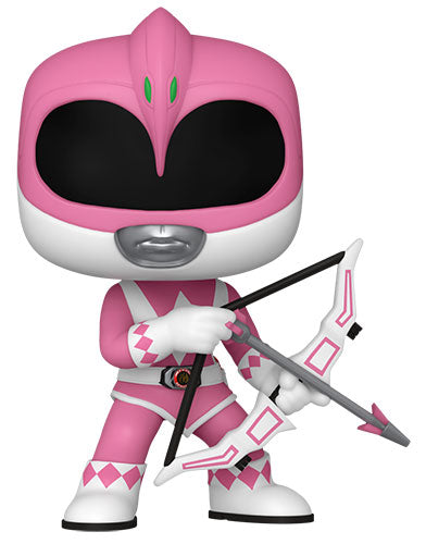 Funko Pop ! Tv Power Rangers 30Th - (1373) Pink Ranger Rosa Figure Vinyl 9Cm