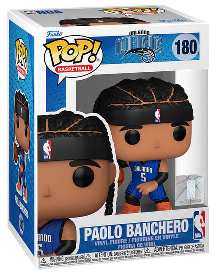 Funko Pop ! Basket Nba Orlando Magic - (180) Paolo Banchero Figure 9Cm Italian