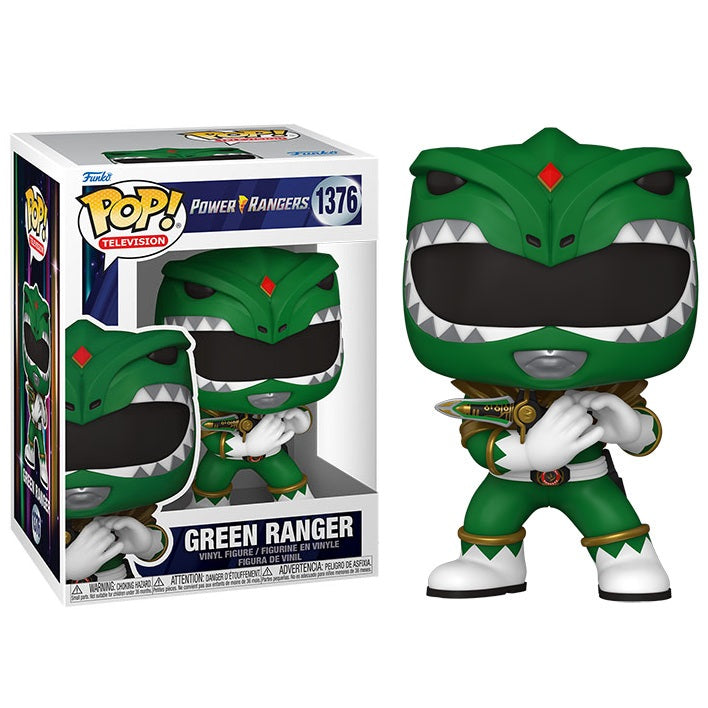 Funko Pop ! Tv Power Rangers 30Th - (1376) Green Ranger Verde Figure Vinyl 9Cm