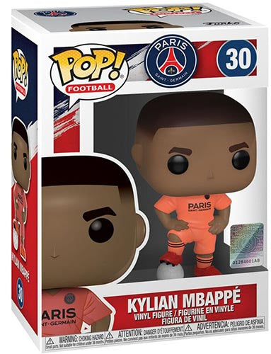 Funko Pop ! Football Paris Saint Germain - (30) Kylian Mbappe Kit Away Psg 9Cm