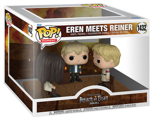 Funko Pop ! Animation Moments Attack On Titan S5 - (1432) Eren Meets Reiner 20Cm