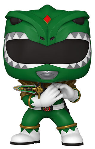 Funko Pop ! Tv Power Rangers 30Th - (1376) Green Ranger Verde Figure Vinyl 9Cm