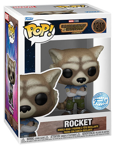 Funko Pop ! Marvel Guardians Of The Galaxy 3 - (1211) Rocket Figure Special 9Cm