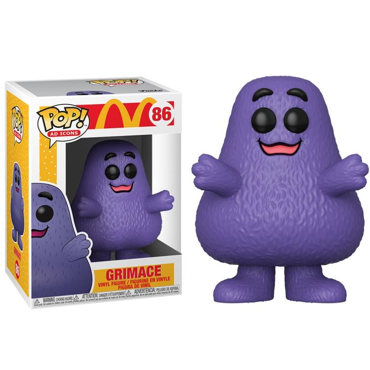 Funko Pop ! Ad Icons Mcdonald'S - (86) Grimace Figure Vinyl 9Cm Da Collezione