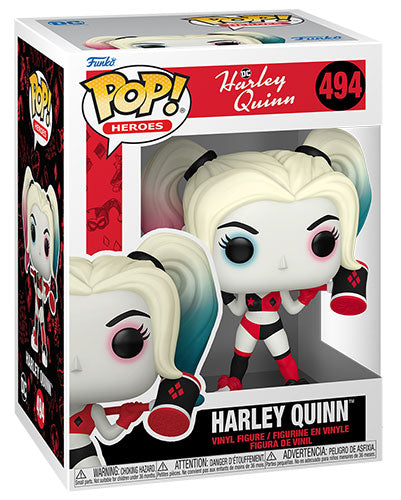 Funko Pop ! Heroes Harley Quinn Animated Series - (494) Harley Quinn Figure 9Cm