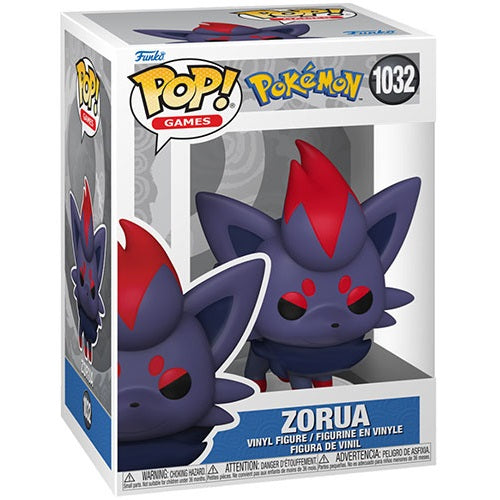 Funko Pop ! Games Pokemon - (1032) Zorua Vinyl Figure 9Cm Statuetta Nuovo