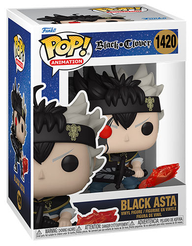 Funko Pop ! Animation Black Clover S2 - (1420) Black Asta 9Cm Vinyl Figure Nuovo