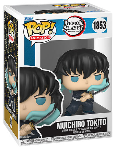 Funko Pop ! Animation Demon Slayer - (1853) Muichiro Tokito (Attack) Figure 9Cm