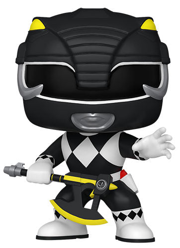 Funko Pop ! Tv Power Rangers 30Th - (1371) Black Ranger Nero Figure Vinyl 9Cm