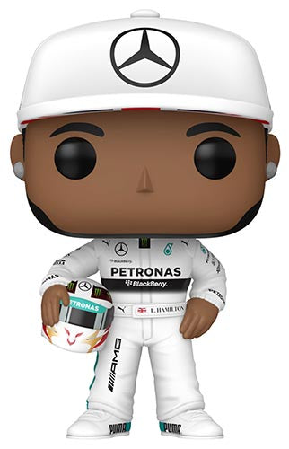 Funko Pop ! Racing Formula 1 - (09) Lewis Hamilton W/ Helmet F1 Team Amg 9Cm