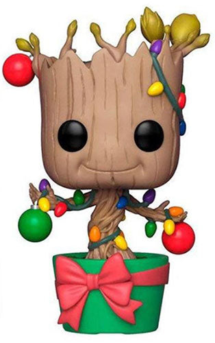 Funko Pop ! Marvel Holiday - (399) Groot W / Lights Led Figure Luci Natale 9Cm