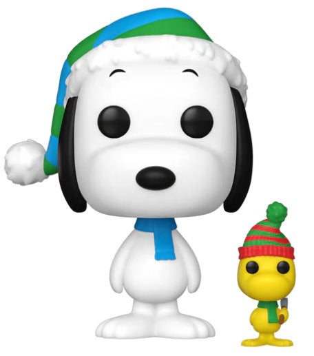 Funko Pop ! Tv Peanuts - (1628) Snoopy E Woodstock Vinyl Figure Holiday 9Cm