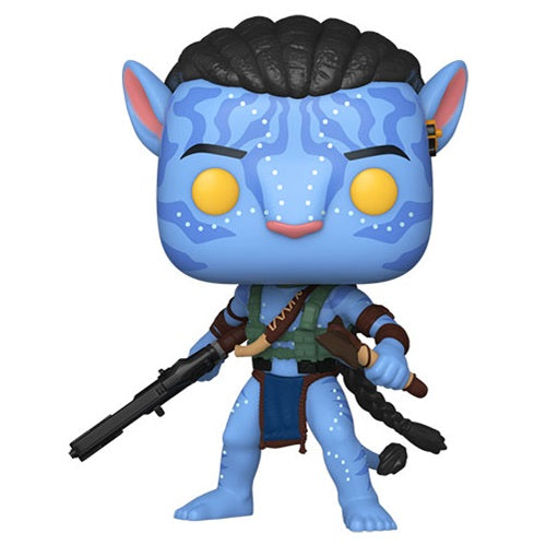 Funko Pop ! Movies Avatar The Way Of Water - (1549) Jake Sully Battle Figure 9Cm