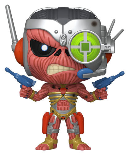 Funko Pop ! Rocks - Iron Maiden (438) Cyborg Eddie Vinyl Figure 9Cm Rock Cover