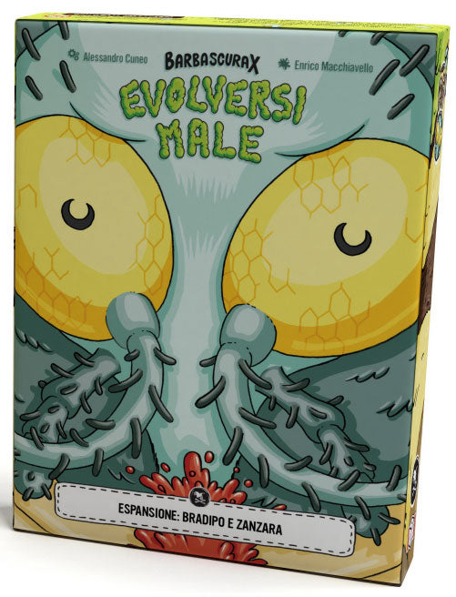 BARBASCURA X - EVOLVERSI MALE GIOCO DI CARTE ESPANSIONE BRADIPO E ZANZARA GIOCHI