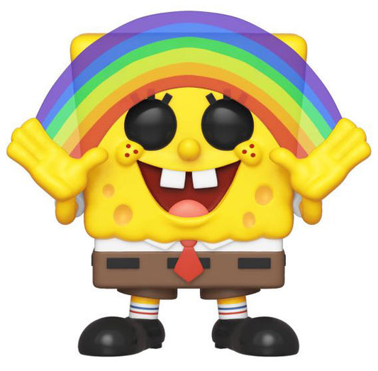 Funko Pop ! Animation Spongebob Squarepants - (558) Spongebob W / Rainbow 9Cm